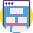 edit tools,seo and web,website,smartphone,art and design,web,squares,connection,networking,site,maps,site map